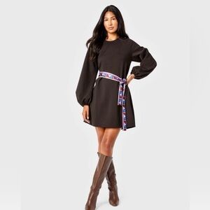 Cartolina Emma Dress in Chicory Coffee Size Small NWT